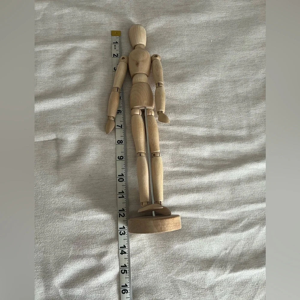 IKEA Natural Wood Gestalta Artist Mannequin - Beige